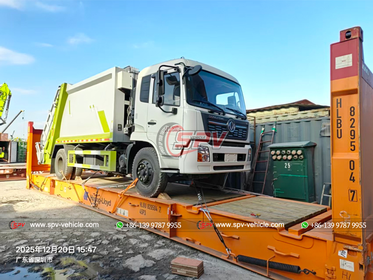 DONGFENG Garbage Compactor Truck Exported to Cambodia